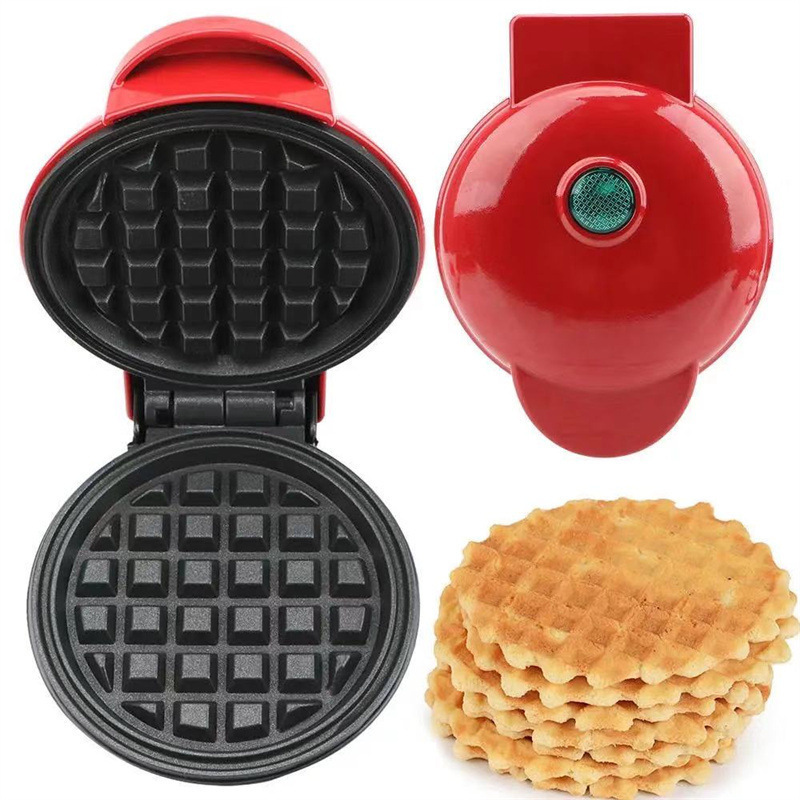 JIHUAN Mini Household Breakfas - Mini Waffle Maker Machine ulasan dan harga