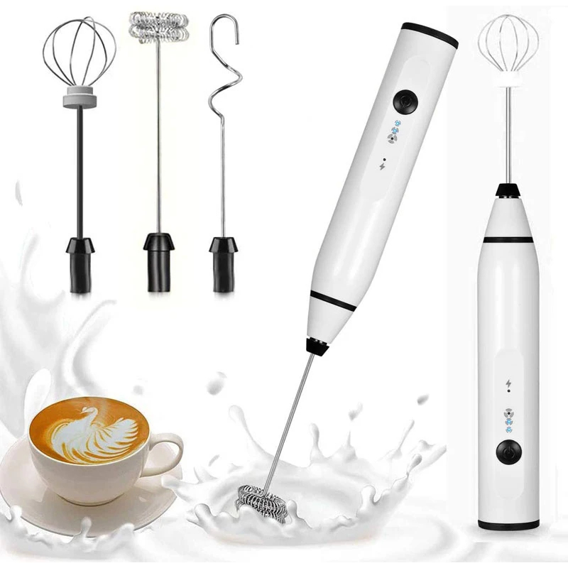 Mini Electric Handheld Milk Fr - Portable Blender Usb Rechargeable ulasan dan harga