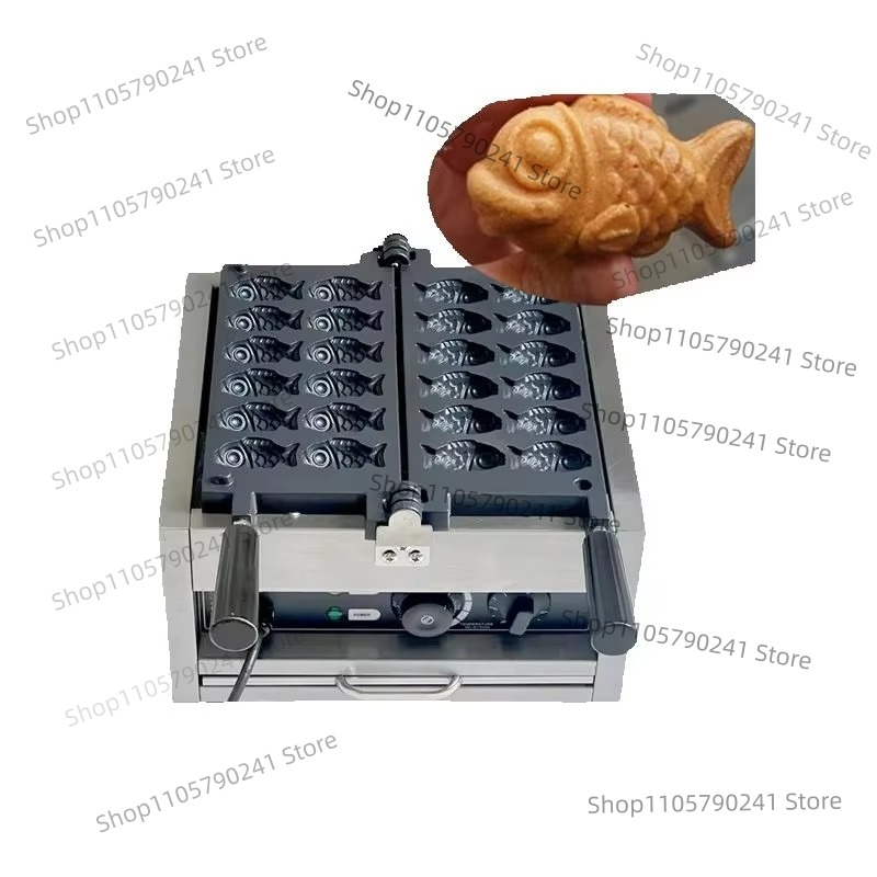12 Pcs Goldfish Shaped Taiyaki - Mini Waffle Maker Machine ulasan dan harga