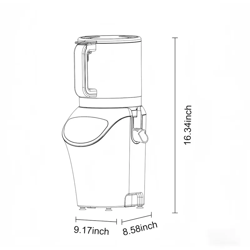 6.3 Inch Electric Slow Juicer  - Electric Slow Juicer Cold Press ulasan dan harga